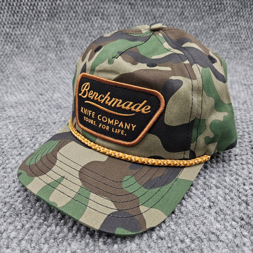 Benchmade Camo Snapback Rope Trucker Hat Knife Company Tactical Hunting Ball Cap